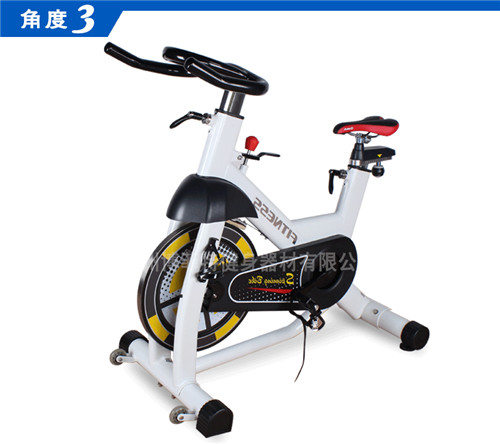 BSE06 象牙白時(shí)尚多功能防滑減震磁控動(dòng)感單車批大圖展示1