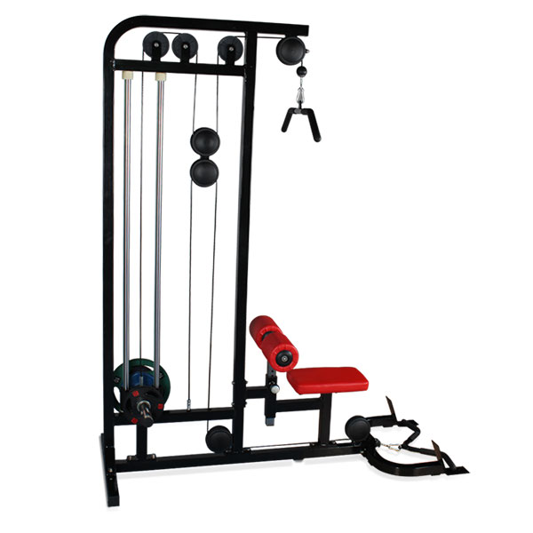 高拉平拉組合健身器材 高位下拉坐姿劃船訓(xùn)練器大圖展示1