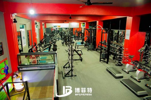 博菲特健身器材案例 毛里求斯客戶的健身房圖片