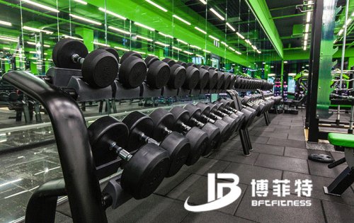 烏克蘭客戶的健身房圖片 博菲特健身器材案例