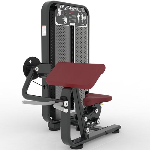 坐式二頭肌彎舉訓(xùn)練器 肱二頭肌訓(xùn)練器材 商用健身房器械廠家直銷