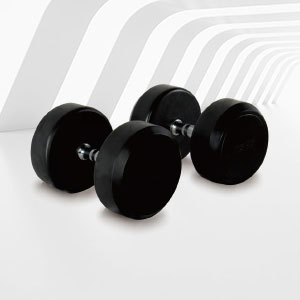 DP-01黑色固定包膠啞鈴健身器材廠家批發(fā)