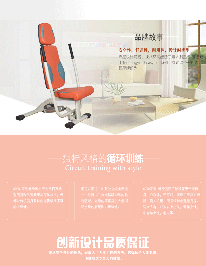 BFT-6009坐姿平推/劃船訓(xùn)練器