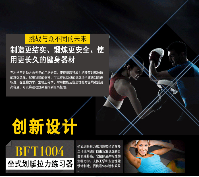 BFT1004坐式劃艇拉力訓(xùn)練器